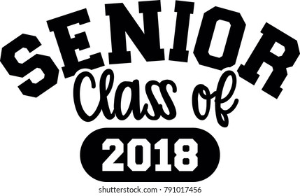 Senior class of 2018 black