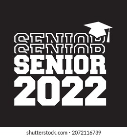 Senior Class Of 2020 T shirt Design Vector