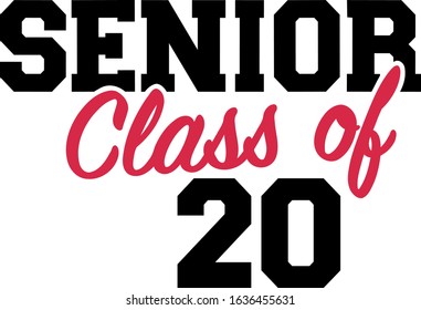 Senior class of 2020 twenty