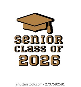 Senior class of 2026 graduation cap