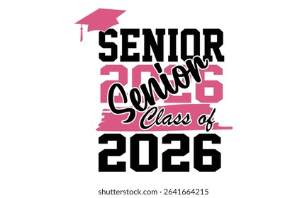 Senior Class of 2026 Png Design