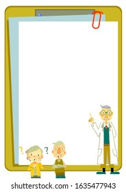 senior doctor and patients, Q&A