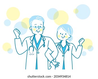 Senior healthcare worker with a smile with arms crossed