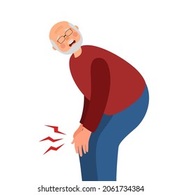 2,947 Old man with knee pain Images, Stock Photos & Vectors | Shutterstock