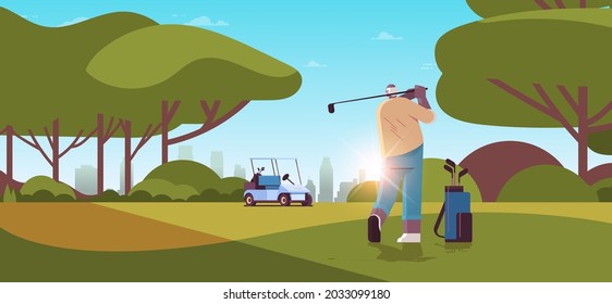 655 Old man golf Stock Illustrations, Images & Vectors | Shutterstock