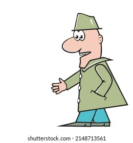 Anciano, anciano, ilustración conceptual vectorial