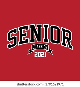 Seniors Class Of 2021 Vector, Tshirt Design