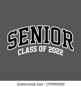 Seniors Class Of 2022 Vector, T shirt Design