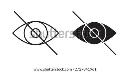 Sensitive content icons. Outline icons vector collection. flat illustrations