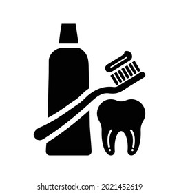 Sensible, sensualidad, icono de dientes. Gráficos vectoriales negros.