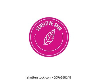 sensitive skin icon vector illustration 