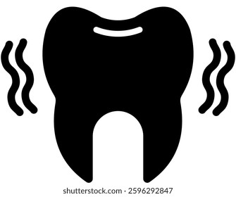 Sensitive Tooth Icon Element For Design