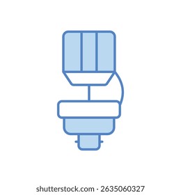 Sensor Bulb Holder Icon vector stock illustration