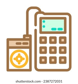 sensor calibration electronics color icon vector. sensor calibration electronics sign. isolated symbol illustration