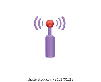 sensor icon 3d illustration render