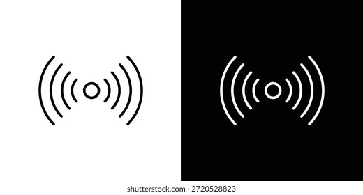 Sensor icon. Black illustration isolated for graphic and web design.