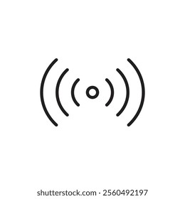 Sensor icon Black and white logo