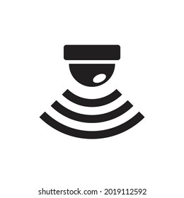 Sensor icon design isolated on white background