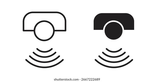 Sensor icon. doodle graphics vectors