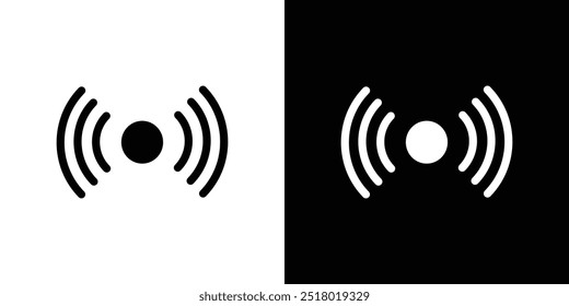 Sensor icon Flat fill set collection