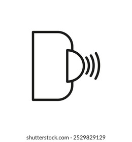 Flachstrichsymbolsatz für Sensorsymbol.