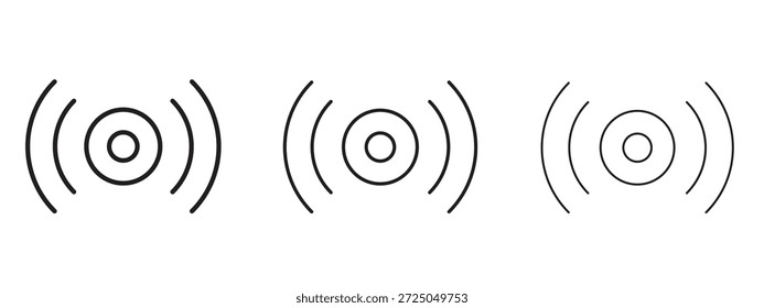 Icono del sensor. Ilustración vectorial de estilo minimalista dibujado a mano