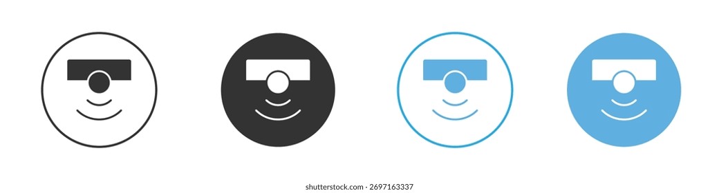 Sensor icon Logo Template Design set