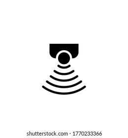 Sensor icon. Monochrome style design from machine learning collection. 
