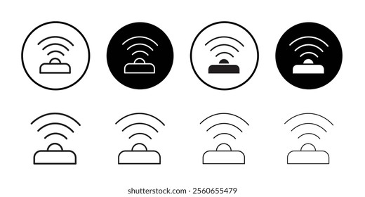 Sensor icon Outline vector for web ui