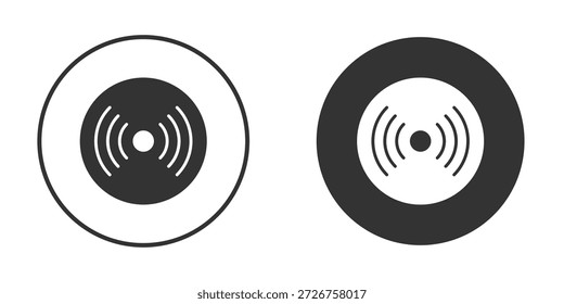 Sensor icono silueta forma gráfico simple simple Clipart símbolos