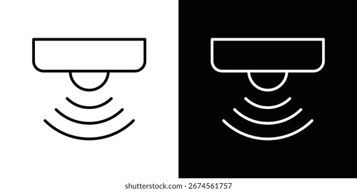 Sensor icon. Simple Minimal Pictogram. Vector