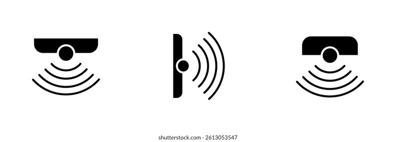 Sensor Icon Symbol Collection Isolated on White Background. Vector illustration.