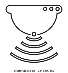 Sensor icon. Trendy Sensor logo concept on white background from smarthome collection. Suitable for use on web apps, mobile apps and print media.