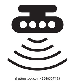 Sensor icon. Trendy Sensor logo concept on white background from smarthome collection. Suitable for use on web apps, mobile apps and print media.