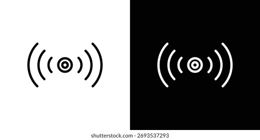 Ícone de sensor gráfico vetorial em traçados