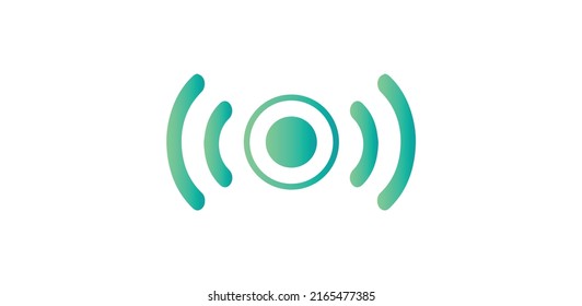sensor icon vector illustration isolated on white background in modern trendy design. Touch sensor icon vector.