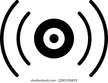Sensor icon vector isolated on white background for your web and mobile app design, Sensor logo concept