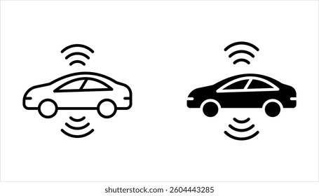 Sensor icon vector isolated on white background for your web and mobile app design.