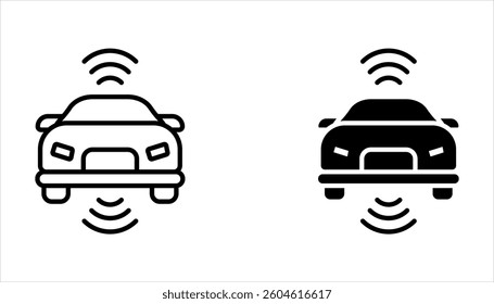 Sensor icon vector isolated on white background for your web and mobile app design.