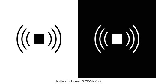 Sensor icons for graphic and web design projects