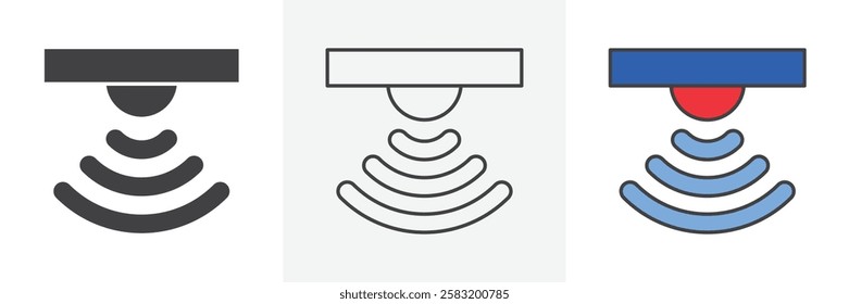 Sensor icons pack for website designs