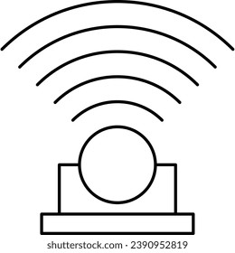 Sensor, Industry icon. Factory, manufacturing symbol. Vector illustration