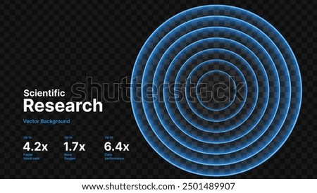 Sensor Lines Effect. Radar Sonar or Signal Sound Scanner. Wireless Technology Digital Radar Radial Waves for Motion Detection. Radio Signal Ripple Effect Concept. Vector Tech Illustration.