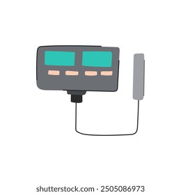 sensor ph meter cartoon. accuracy precision, digital analog, portable benchtop sensor ph meter sign. isolated symbol vector illustration