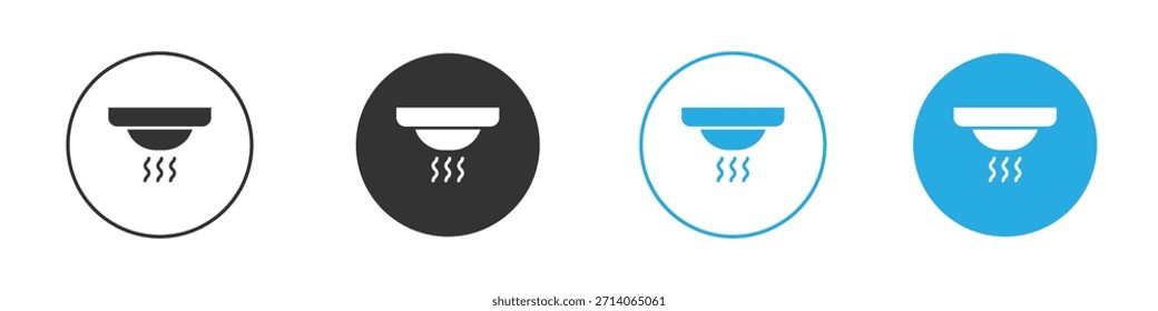 Sensor smoke icon. Graphic icon design template