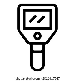 Sensor thermal imager icon. Outline sensor thermal imager vector icon for web design isolated on white background
