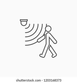 sensor waves signal icon