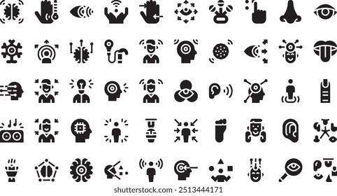 Sensorial icons High-Quality Vector Icons Collection with Editable Stroke. Ideal for Professional and Creative Projects.