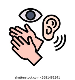 Sensorineural Icon Element For Design