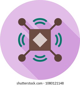 Sensors, cyber icon